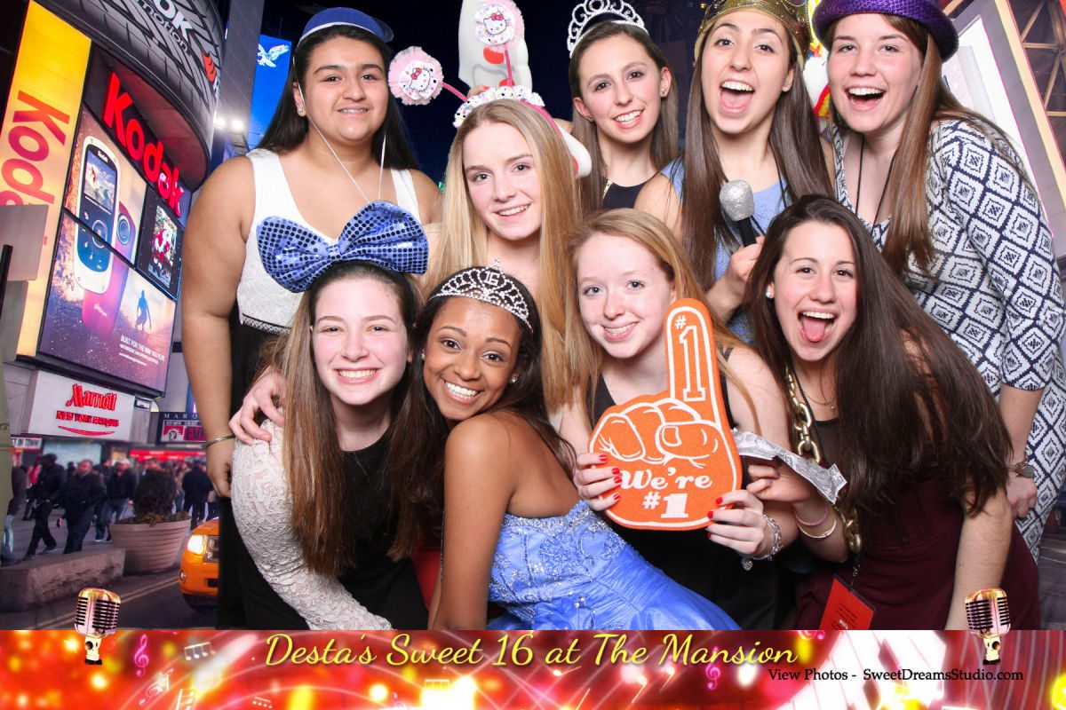 Best Photo Booth Rental for Sweet 16 Birthday Party NJ
