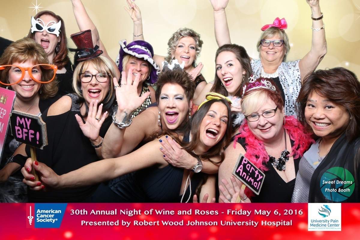 Photo Booth American Cancer Society 2016 Night of Wine & Roses at The Palace in Somerset Park NJ