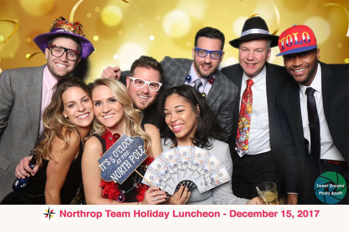 Photo Booth Rental Northrop Team Holiday Party 2017