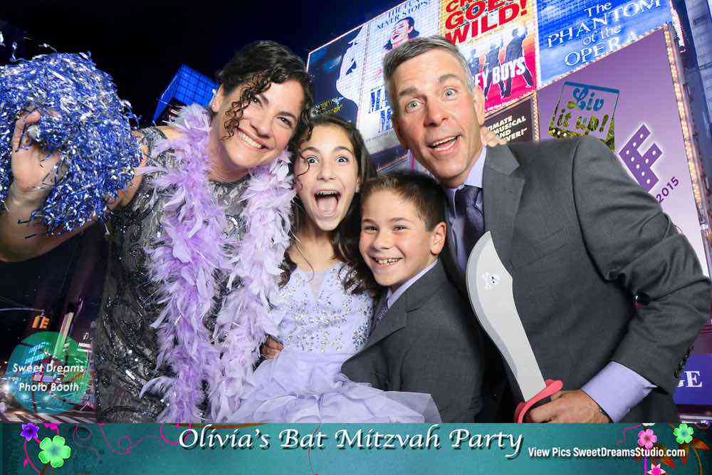 Photo Booth Olivia's Bat Mitzvah Party River Palm Terrace Mahwah NJ