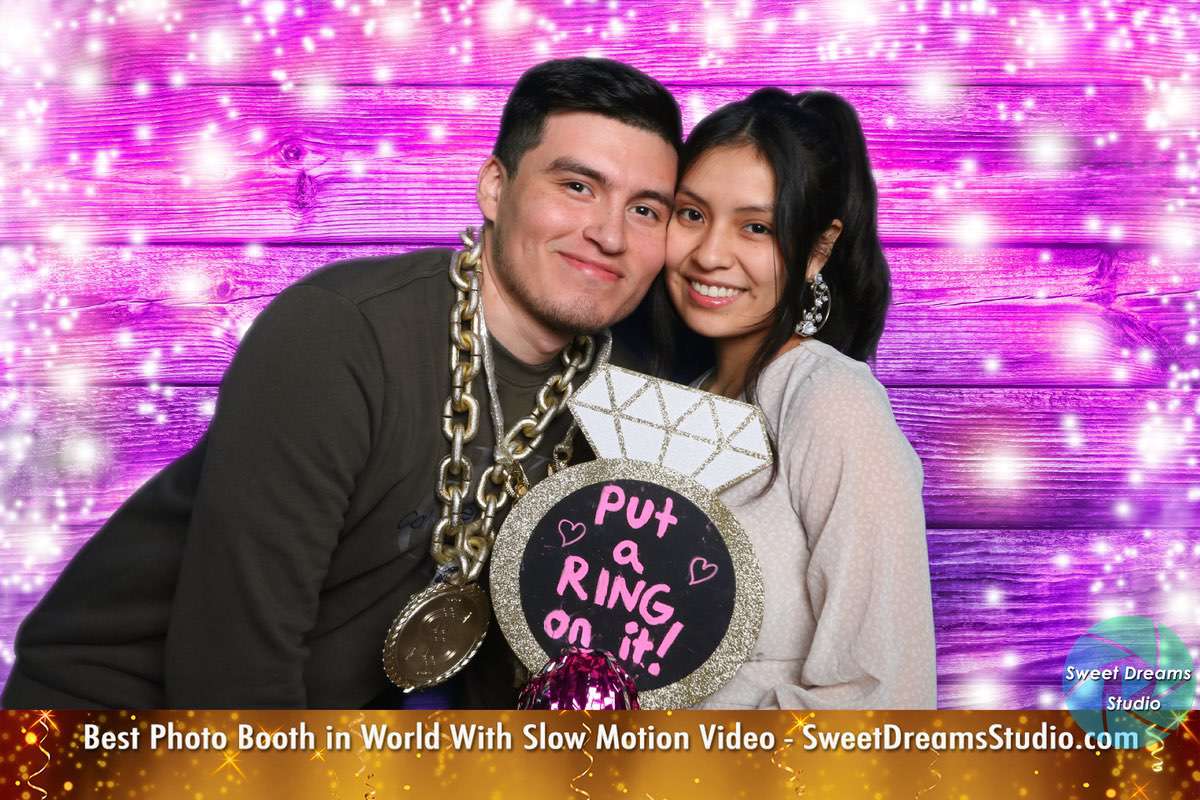 Glam Photo Booth with Rock Star Slow Mo Video at American Bridal Wedding Expo NJ Florham Park Sports Dome & Event Center