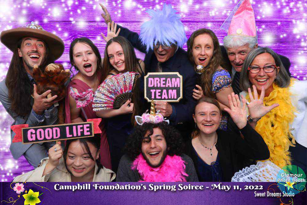 Glam Photo Booth with Slow Mo for Camphill Special Needs Spring Soiree at Westchester Country Club NY