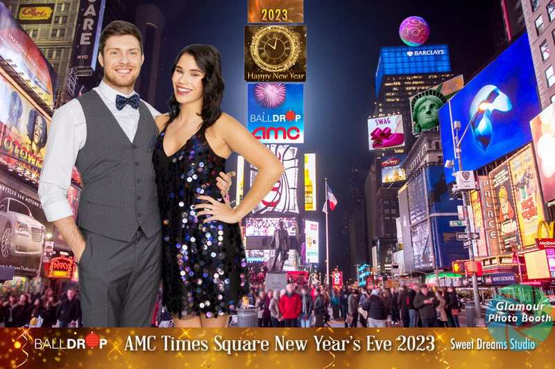 Photo Booth rental AMC 42nd Street Times Square #1 New Years Eve Party 2023
