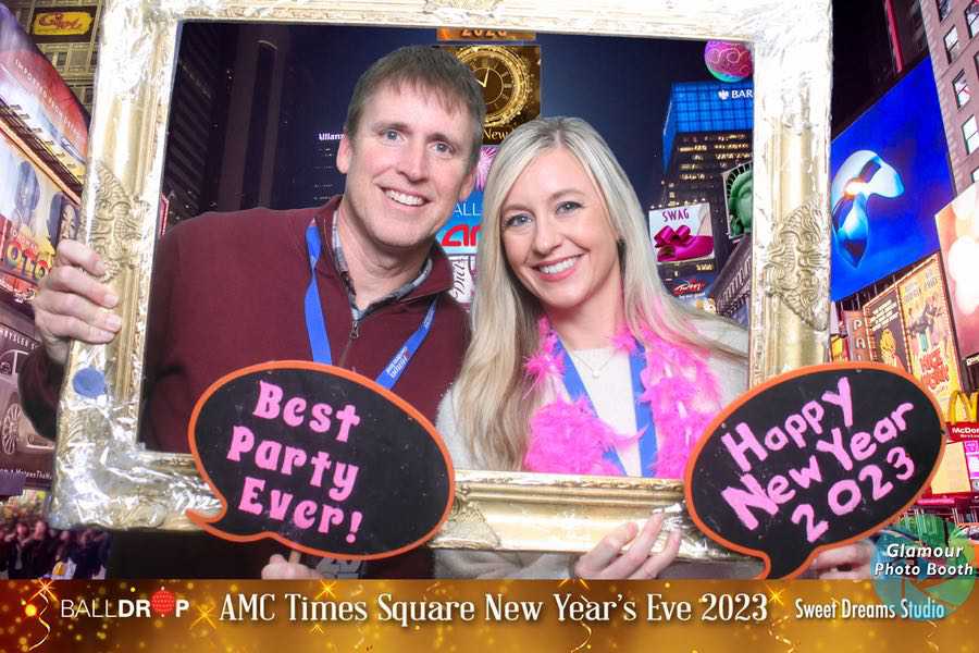Photo Booth New Years Eve Party New York Amc Times Square